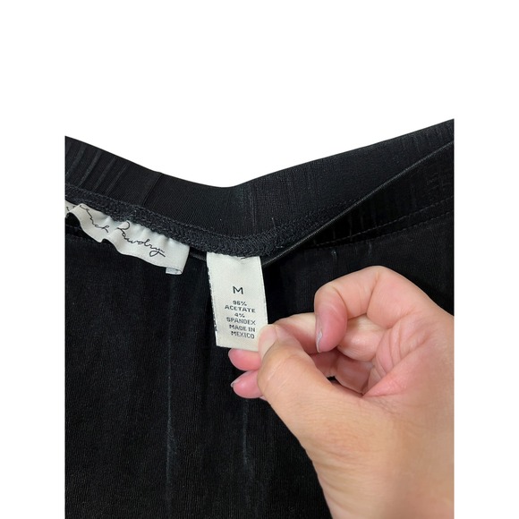 French Laundry Black Maxi Skirt with Slit Stretch Career Casual Size M‎ - Picture 8 of 9